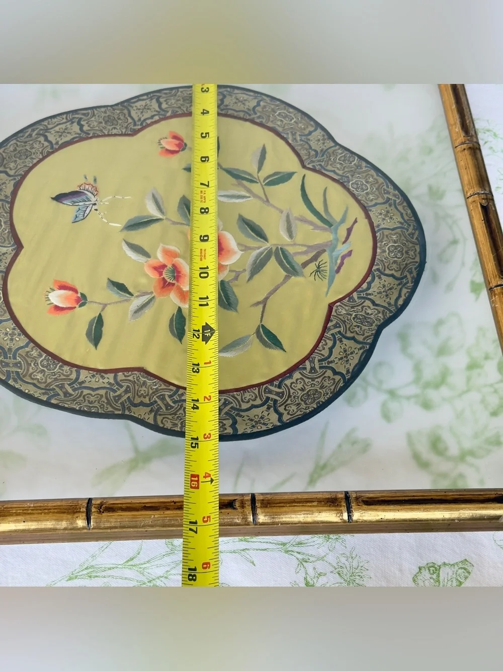 Antique Chinese Hand Embroidered Forbidden Stitch 100% Silk Art Framed Decor